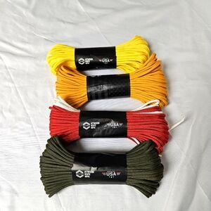 Atwood Rope MFG Paracord Set - Yellow, Red, Green‎ 100' Hanks